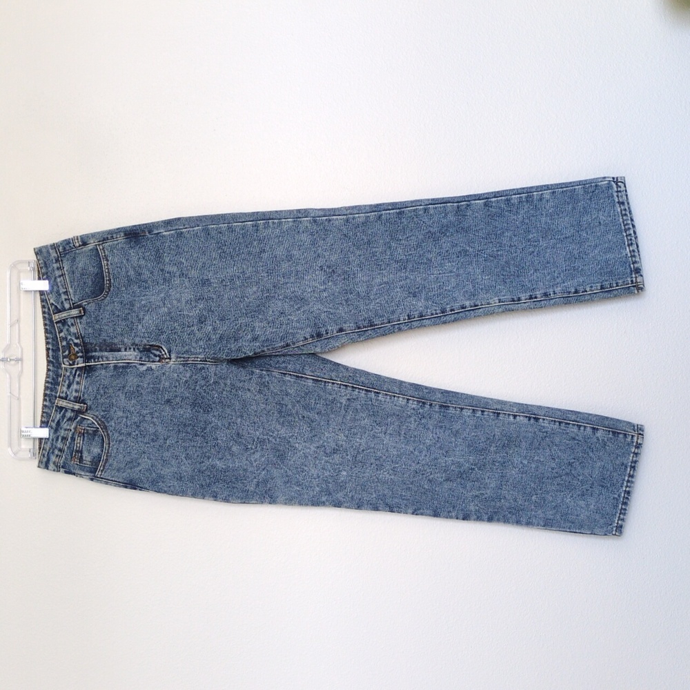 SHEIN Light Blue Acid Wash Denim Jeans